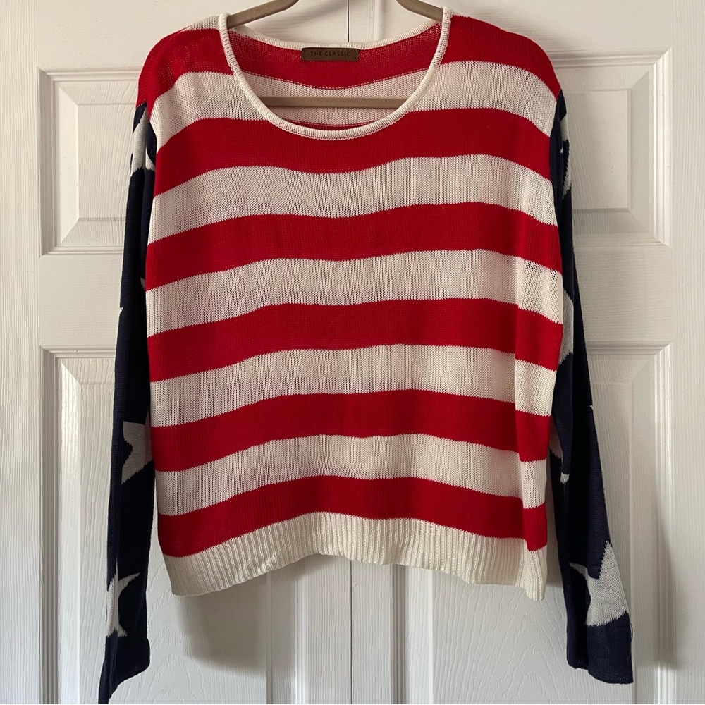 The Classic Stars and Stripe Light Knit Sweater